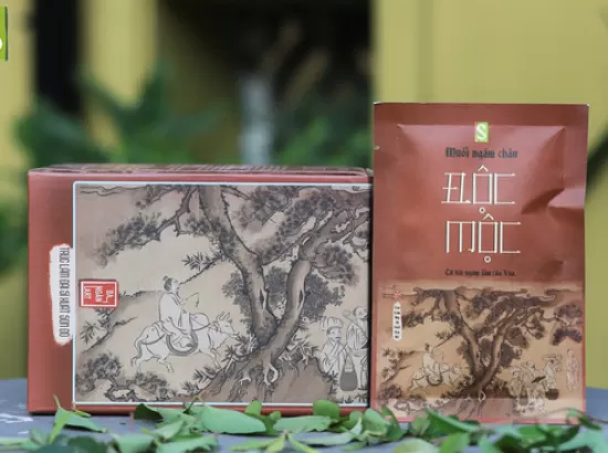 Gói muối ngâm chân Độc Mộc (Hộp 10 gói x 50gram)