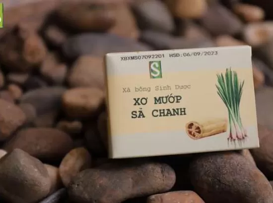 Xà Bông Xơ Mướp – Sả Chanh  120 gr