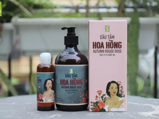 Dầu tắm Hoa Hồng 500ml